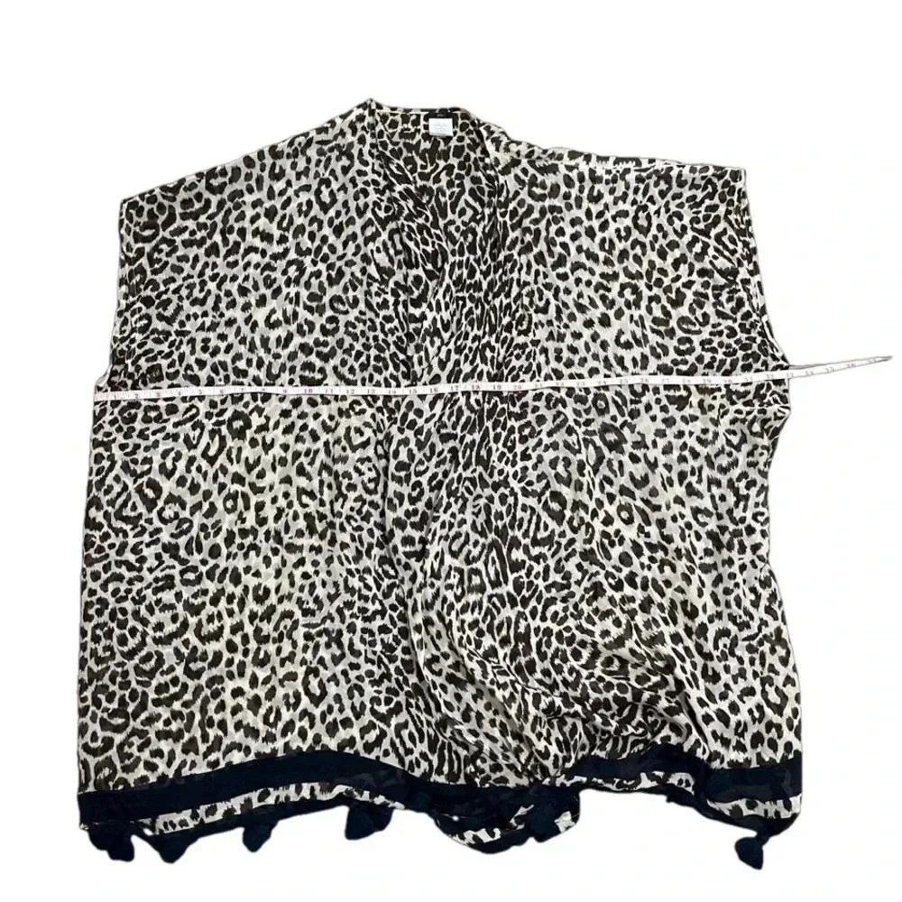 J. CREW Women’s Animal Print Swimsuit Cover Up - Picture 7 of 7
